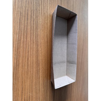 Чинийка гондола от микровелпапе р-р:235х105х35мм (хот-дог) Чинийка гондола от микровелпапе р-р:235х105х35мм (хот-дог)