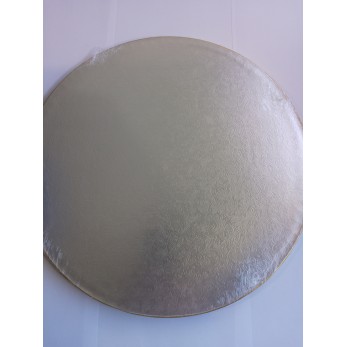 Табла за торта  Ф 28см кръг двуцветна  Silver & Gold