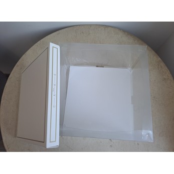 Прозрачна кутия с капак - квадратна 26х26х16.5см