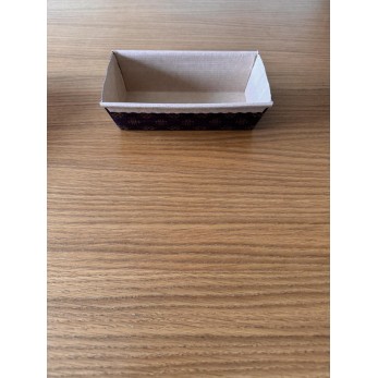 форма за печена на козуначено руло,кекс и щолен "Brown"  р-р 158mm/90mm х h47mm