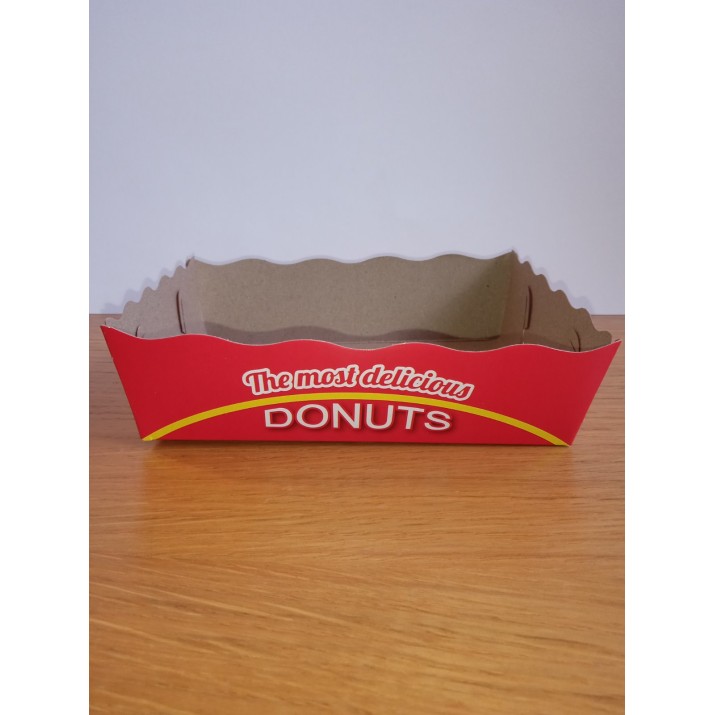 Кутия за понички Donuts (среден размер) с  печат