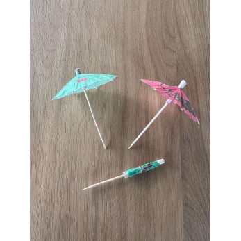 Чадърчета - коктейлни украси