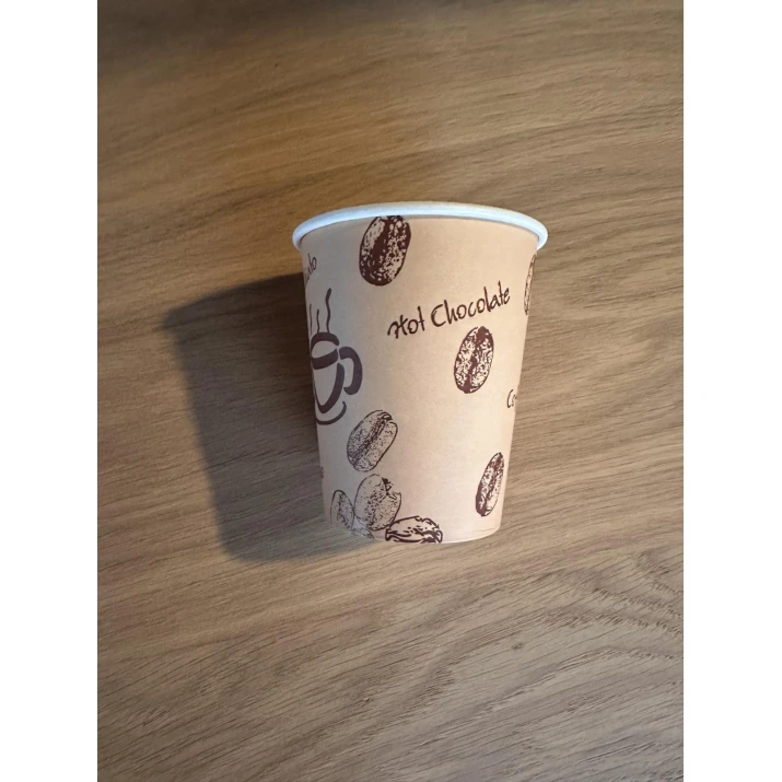 Картонени чаши 8 OZ (220мл) Coffee Latte, Cappuccino, Hot Chocolate, Macchiato