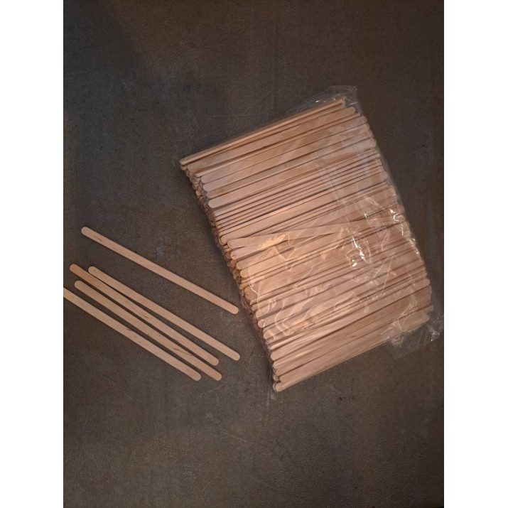 Дървени бъркалки 14х6х2mm, 300бройки