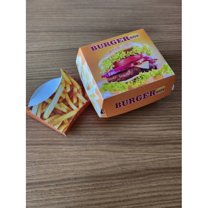 кутия за картофки "Fried Potatoes" плоски , 20бройки в пакет