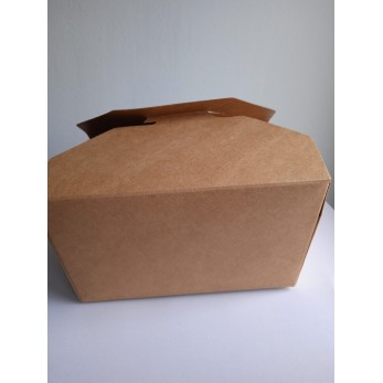 Кутия за храна кафява 800ml ( 50бр/ст)