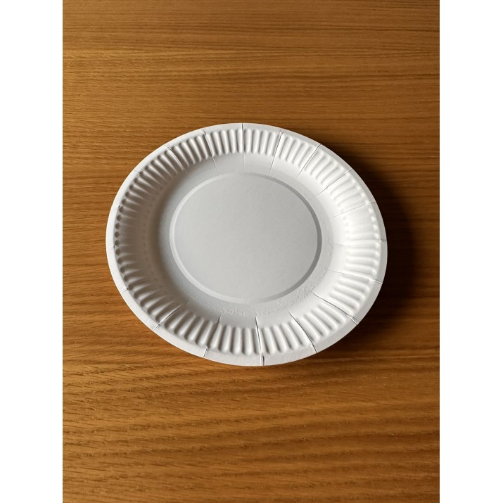 Картонена чинийка кръгла с размер Ф180mm 20бр/пакет