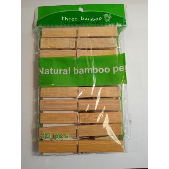 Дървени щипки 9 см -големи.