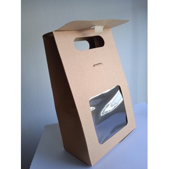 Кутия (модел:плик) с  прозорче за сладки и бонбони