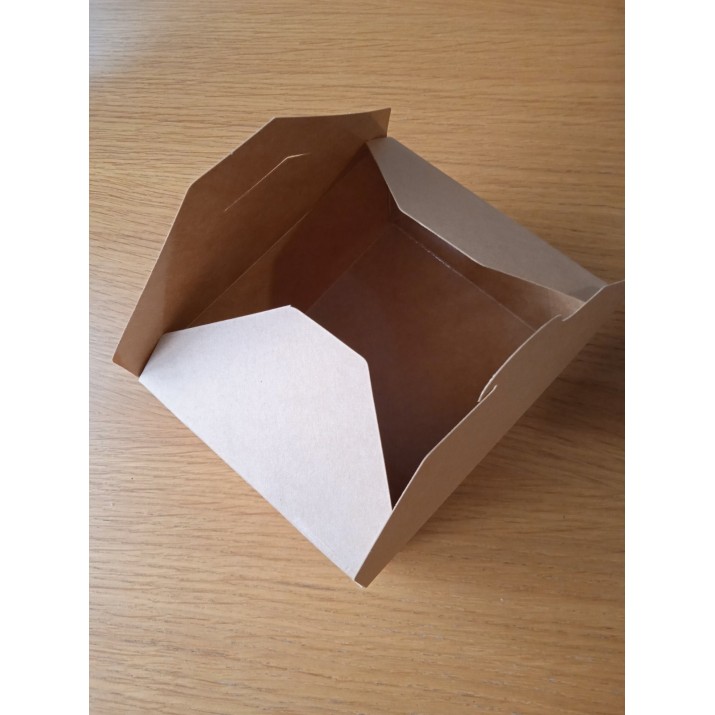 Кутия за храна кафява 1400ml (50бр/ст)