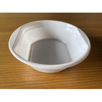 Купа за супа дълбока бяла за многократна употреба (40бройки) Купа за супа дълбока бяла за многократна употреба (40бройки)