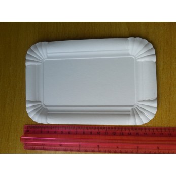 Картонена чинийка размер 11х17см -  10бр/пакет