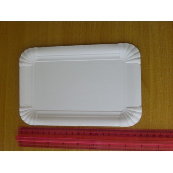 Картонена чинийка размер 13х20см -  10бр/пакет
