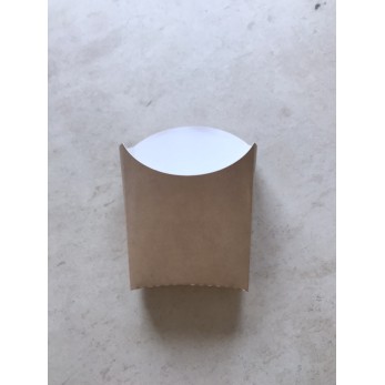 Картонена кутийка за храна Kraft големи плоски