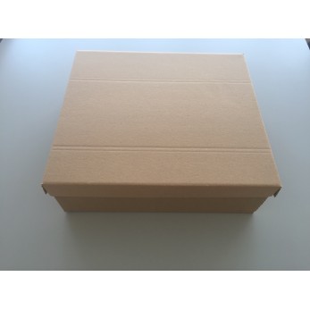 кутия за торта 45х40хh15см кафяво велпапе