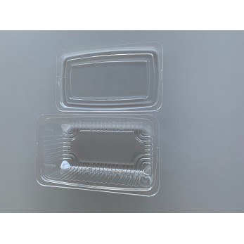 ДП 750 правоъгълна кутия с капак термоустойчива дъно с отделен капак - 100 бр. стек