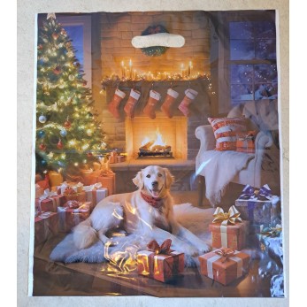 чанта " Коледна камина" с вътрешна дръжка чанта " Коледна камина" с вътрешна дръжка