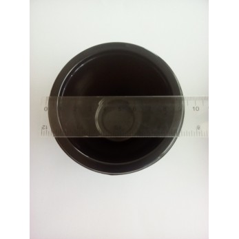 Черна купа за крем карамел за конвенционална или микровълнова фурна