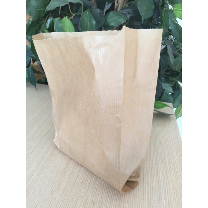 харт.плик кафяв 17х26см с фалти, 100бройки в пакет