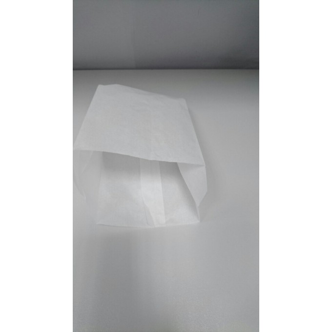 Маслоустойчив бял хартиен плик 12х24см с фалта