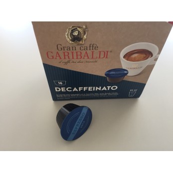 Кафе безкофеин GARIBALDI „Decaffeinato“ – капсули „Dolce Gusto“