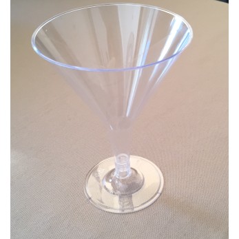 чаши за мартини със столче 215мл кристал,6 бройки в стек