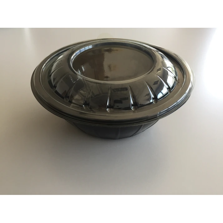 Кутия черна дъно и капак отделни 1000ml