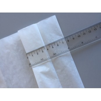 Маслоустойчив хартиен плик термо-грил 17х28см+две фалти х7см