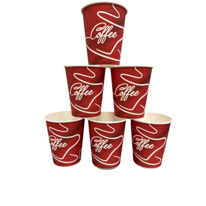 Картонени чаши Coffee Red
