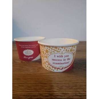 Кофичка за сладолед средна 10OZ, 50бр/пакет