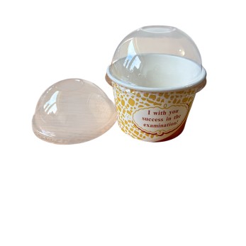 капак обемен  за сладоледена кофичка ,Ф105мм (висок), 100бр/стек