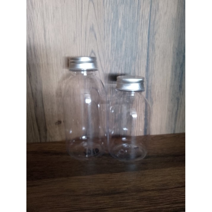 Бутилка за фреш, смути, лимонада 350 мл с капаче и отвор за сламка