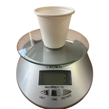 Био разградима чаша 4.5OZ(мини) БЯЛА, 50 бр/пак.