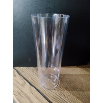 чаши 200ml Ит.  КРИСТАЛ (дълга), h15см х d 5.5см, 8бр/пак.