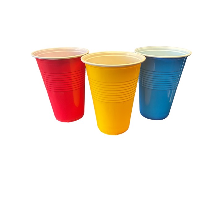 Чаши 500ml Червена , 50бройк в стек