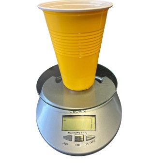 Чаши 500ml Жълта , 50бройк в стек