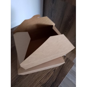 Картонена опаковка за храна Kraft 1500ml Картонена опаковка за храна Kraft 1500ml