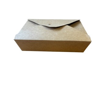 Картонена опаковка за храна Kraft 1500ml Картонена опаковка за храна Kraft 1500ml