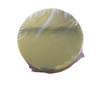 подложка  плътна мукава Ф150мм златна , 30бр/пакет