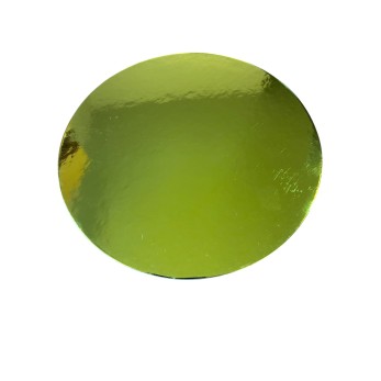 подложка  плътна мукава Ф150мм златна , 30бр/пакет