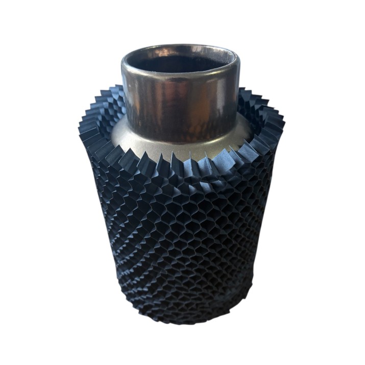 хартия за опаковане Пчелна 1х20х45 цвят черен