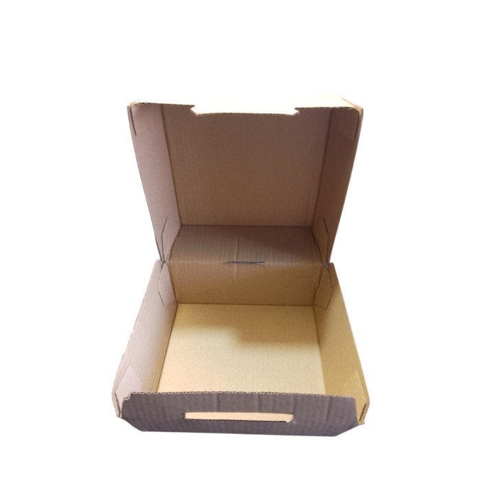 кутия за Бургери - микровелпапе(кафява Kraft-БЕЗ картинки )