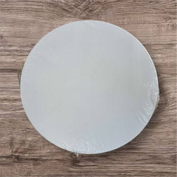 подложка  плътна мукава Ф350мм БЯЛА, 10бр/пакет