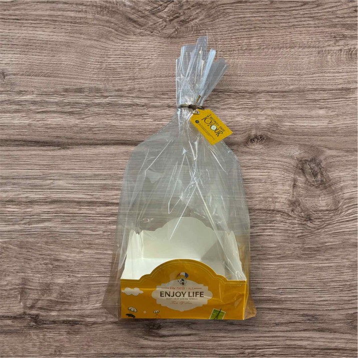 РР плик 12х12х4.5см и  картонена кутия СРЕДНИ, пакет (100бр)