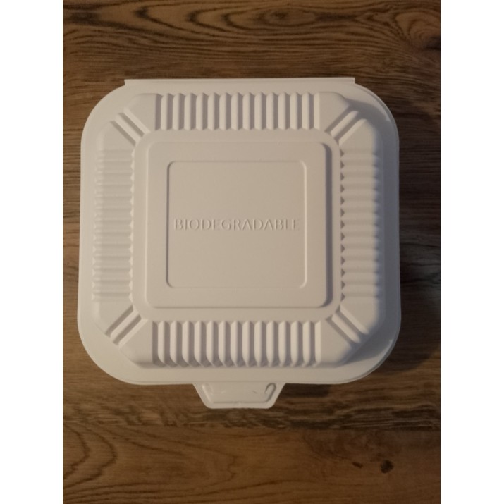 Био разградима кутия Degralen Голяма с три отделения и капак 24х19.5х6см, 50бройки в пакет