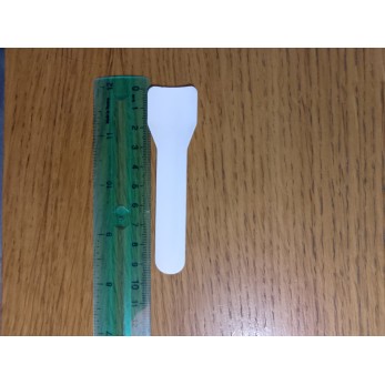 Лъжичка за сладолед (хартиена,БЯЛА) единично опакована в хартия