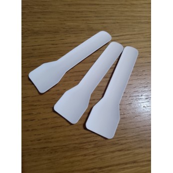 Лъжичка за сладолед (хартиена,БЯЛА)