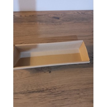 форми за печене 26х6.5х4.5см (пакет 50бр) правоъгълни хартиени силиконизирана