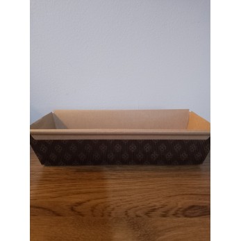 форми за печене 23.5х8х6см (пакет 50бр) правоъгълни хартиени силиконизирана