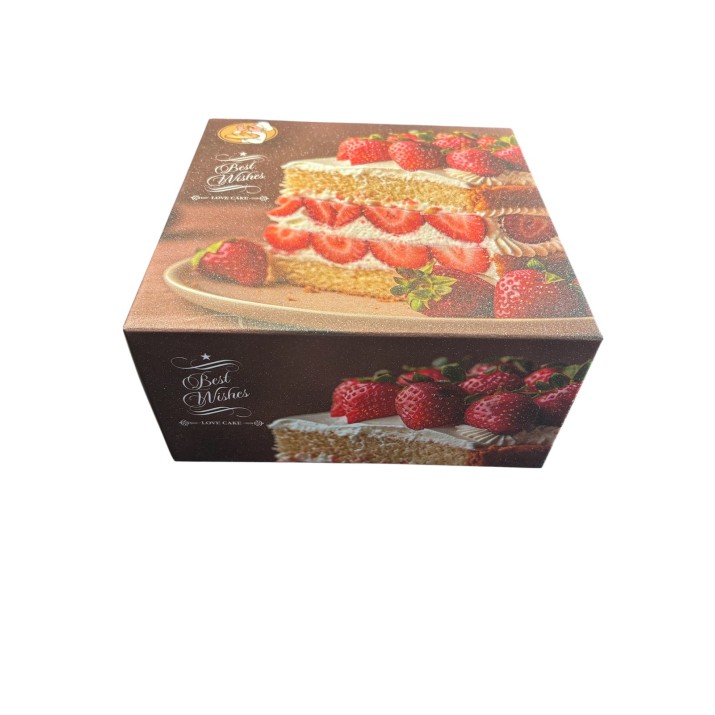 Кутии за торти „Best Wishes”  - размер S - подходяща за сладки и мини десерти